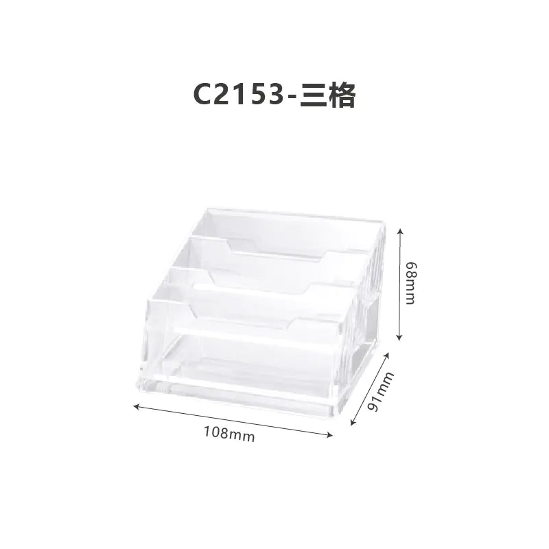Acrylic Business Card Holder with Creative Design